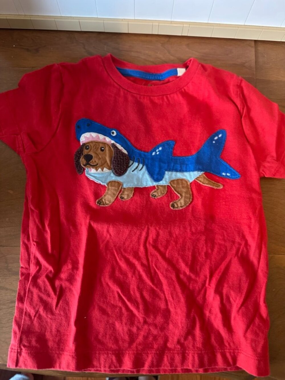 Mini Boden Shark-Dog Shirt